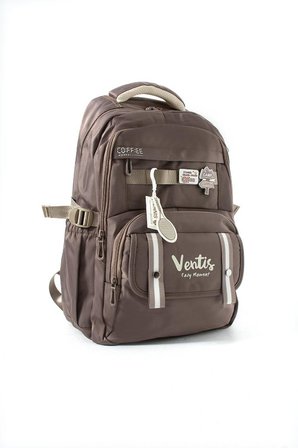 Ventis Unisex Okul Çantası Ortaokul Lise Sırt Çantası 43*30 Cm Su Geçirmez Kumaş Çok Cepli Vnt5-D