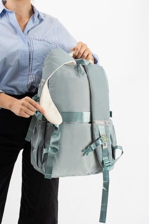 Ventis Unisex Okul Çantası Ortaokul Lise Sırt Çantası 43*30 Cm Su Geçirmez Kumaş Çok Cepli Vnt5-D