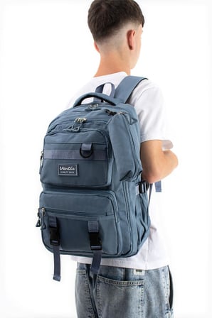 Ventis Unisex Okul 2'Li Set Çantası Lise Ortaokul Kalemlikli Sırt Çantası 43*30 Cm Çok Cepli Vnt7-C