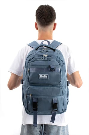 Ventis Unisex Okul 2'Li Set Çantası Lise Ortaokul Kalemlikli Sırt Çantası 43*30 Cm Çok Cepli Vnt7-C