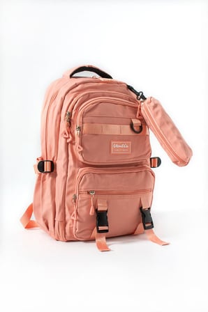 Ventis Unisex Okul 2'Li Set Çantası Lise Ortaokul Kalemlikli Sırt Çantası 43*30 Cm Çok Cepli Vnt7-C