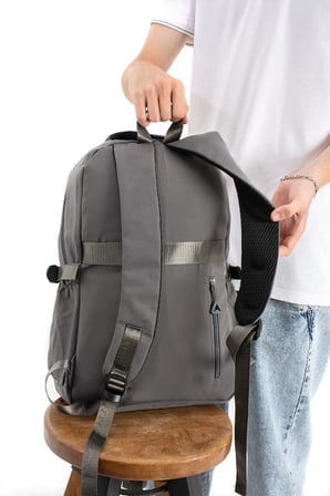 Ventis Unisex Kalemlikli 2'Li Set Okul Çantası Lise Ortaokul Sırt Çantası 43*30 Cm Çok Cepli Vnt7-F