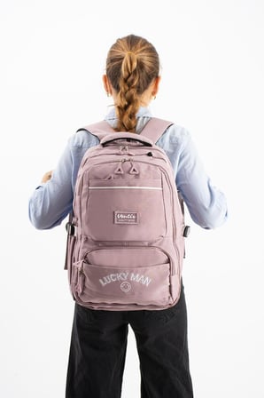 Ventis Unisex Set Okul Çantası Kalemlikli 2'Li Lise Ortaokul Sırt Çantası 43*30 Cm Çok Cepli Vnt7-G