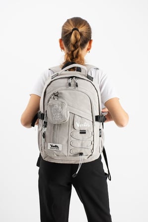 Ventis Cüzdanlı Unisex Okul Çantası Lise Ortaokul Günlük Sırt Çantası 43*30 Cm Vnt9-B