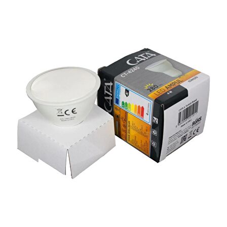 CATA Led Ampul 4W 3200k Gu10 Duylu Ct-4240 - GÜN IŞIĞI