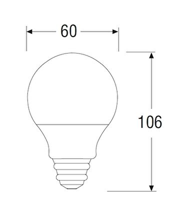 GECEM 9W E27 Duylu Led Ampul 6500K