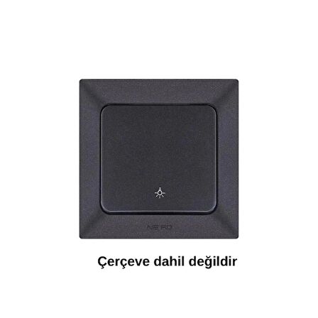NE-AD Aras Light Anahtar - Siyah