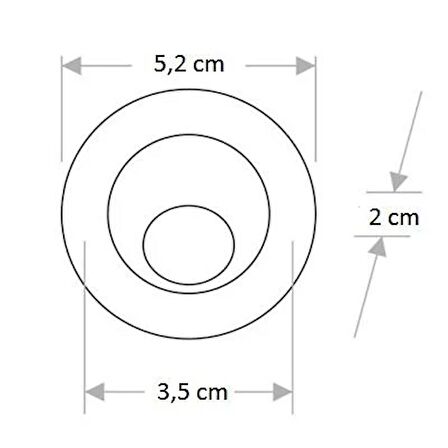 Cata Ufo Yıldız Spot 1,5W