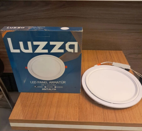 LUZZA 18W 3000K SIVA ALTI LED PANEL ARMATÜR (1 KOLİ=10 ADET)