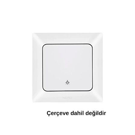 NE-AD Aras Light Anahtar- Beyaz