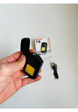 Elektrikli Çakmak Gazsız USB Şarjlı El Feneri Çakmaklı Şarjlı El Feneri Cob Led Ce Rüzgardan Etkilenmez