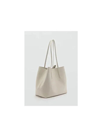  MANGO Pürtüklü Large Shopper Çanta