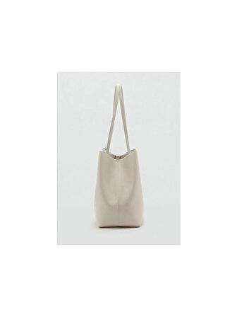  MANGO Pürtüklü Large Shopper Çanta