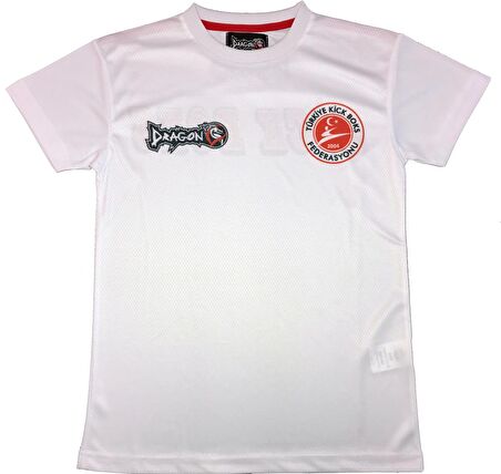 Dragon Kf1004 Kick Boks Tişört - Beyaz