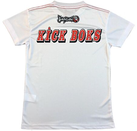 Dragon Kf1004 Kick Boks Tişört - Beyaz