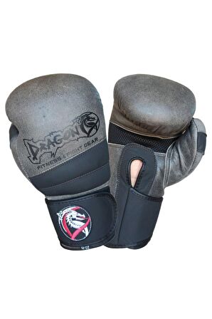 Dragon 30211-L  Antique Hakiki Deri Boks Eldiveni