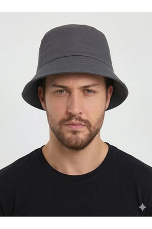 YAZLIK BUCKET MODEL PAMUKLU GABARDİN KUMAŞ KOVA ŞAPKA