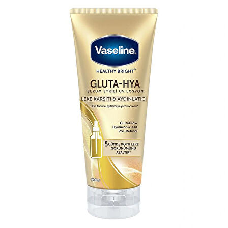 Vaseline Gluta Hya Leke Karşıtı ve Aydınlatıcı Vücut Losyonu 200 ml