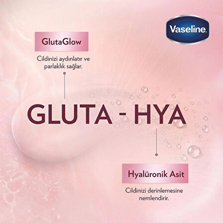 Vaseline Gluta Hya Serum Etkili Canlandırıcı Parlaklık Vücut Losyonu 200 ml