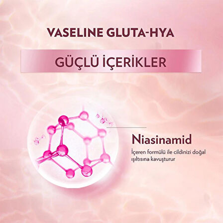 Vaseline Gluta Hya Serum Etkili Canlandırıcı Parlaklık Vücut Losyonu 200 ml