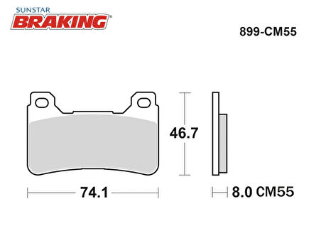 SİNTERLİ ÖN FREN BALATASI / HONDA / CBR 1000RR / 1000cc / ÖN İKİ TAKIM KULLANIR / 2004-2005-2006-2007-2008-2009-2010-2011-2012-2013-2014-2015-2016-2017-2018-2019