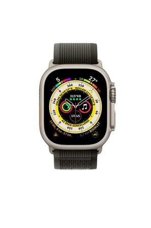 Apple Watch 49mm 45mm 44mm 42mm Uyumlu Ultra/8/7/6/5/4/3/2/1 Loop Kordon Siyah 45 mm Naylon