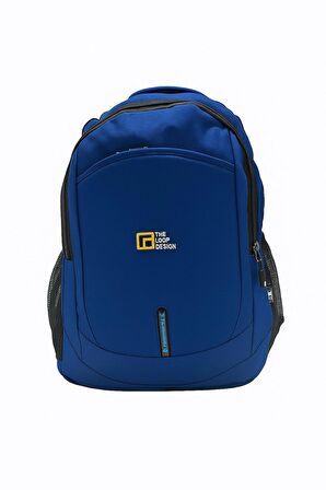 LOOP DESİGN OKUL SIRT ÇANTASI-LAPTOP SIRT ÇANTASI (YENİ SEZON)-LACİVERT