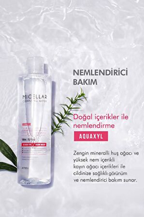 Nemlendirici Etkili Makyaj Temizleyici Su 300ml APIEU Micellar Cleansing Water (Moisture)