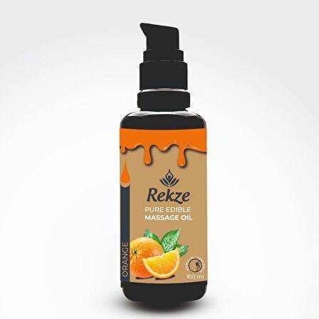 Rekze Masaj Yağı - Portakal Aromalı  Vücut Aromaterapi 100 ml
