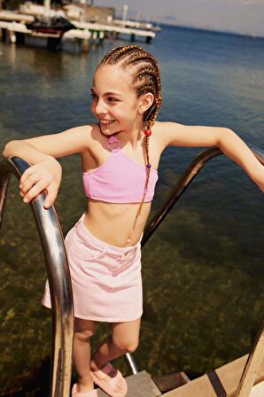 DeFacto Kız Çocuk Gabardin Etek E2649A825SMPN666