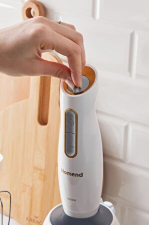 Homend Handmaid 1960H Blender Set Krem Gold
