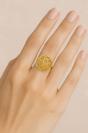 8 AYAR ALTIN FANTAZİ YÜZÜK 8A170