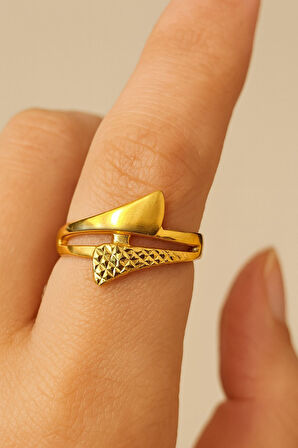 8 AYAR ALTIN FANTAZİ YÜZÜK 8A182