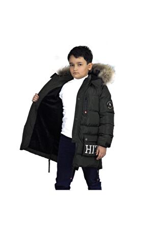 Erkek Çocuk Haki Mont 51233h