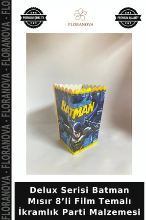 Delux Serisi Batman Mısır 8’li Film Temalı İkramlık Parti Malzemesi