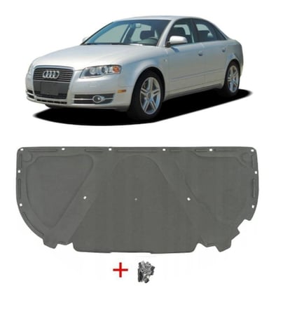 Audi A4 B7 2005-2008 Motor Kaput Keçesi Klipsli 8E0863825AJ
