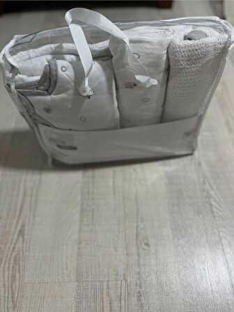 YENİ DOĞAN UYKU SETİ 3 LÜ TULUM,KLİMALI PİKE,MÜSLİN BATTANİYE