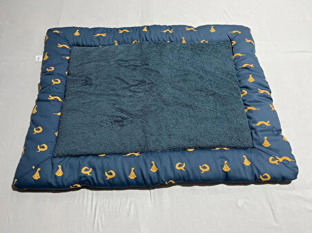 PAMUK BEBEK BASKILI ÇİFT TARAFLI BEBEK OYUN MİNDERİ/OYUN HALISI