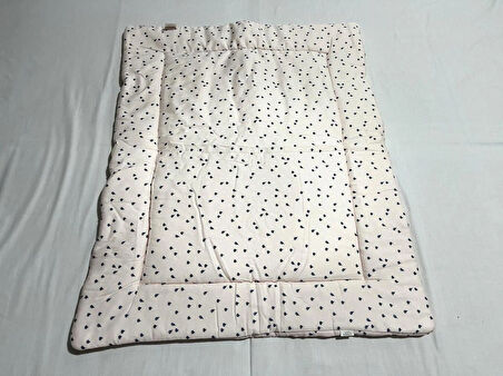 PAMUK BEBEK BASKILI ÇİFT TARAFLI OYUN MİNDERİ/OYUN HALISI