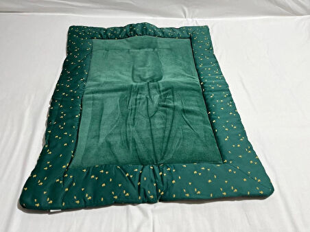 PAMUK BEBEK BASKILI ÇİFT TARAFLI OYUN MİNDERİ/OYUN HALISI