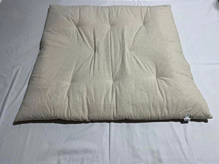 PAMUKBEBEK 100X100 KETEN OYUN MİNDERİ