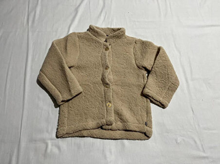 PAMUKBEBEK ONE SIZE BEDEN PELUŞ DÜĞMELİ MONT