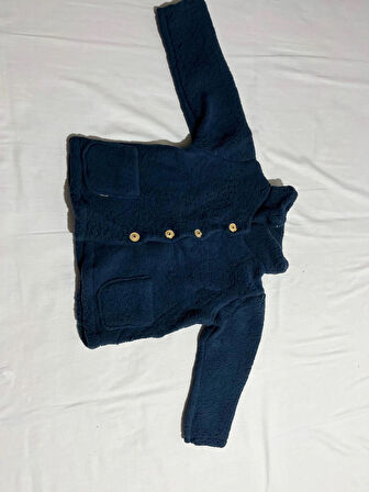 PAMUKBEBEK PELUŞ ONE SIZE BEDEN CEPLİ CEKET