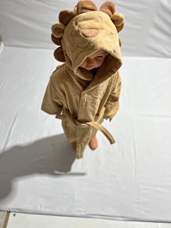 PAMUKBEBEK HAYVAN FİGÜRLÜ BORNOZ