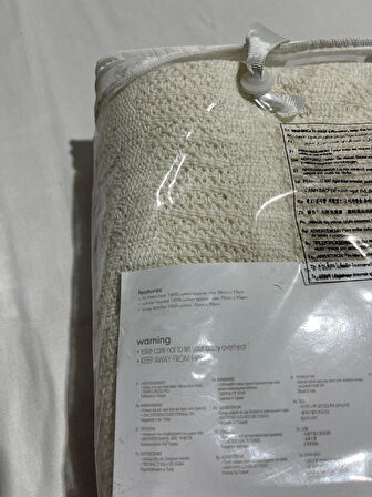 PAMUKBEBEK YENİ DOĞAN 4LÜ SET ÇARŞAF,KLİMALI PİKE,SÜPREM BATTANİYE