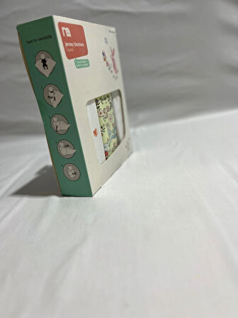 PAMUKBEBEK %100 COTTON 90X100 BASKILI 3LÜ MUSLİN BATTANİYE