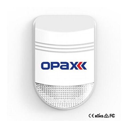 OPAX BGR-10 KABLOLU 48 LED KIRMIZI / MAVİ / KIRMIZI+MAVİ IŞIKLI HARİCİ ALARM SİRENİ