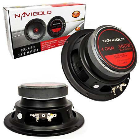 OTO MIDRANGE 16CM 360W 2 ADET NAVIGOLD NG-650