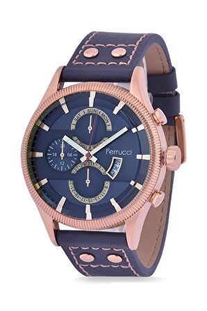 Ferrucci 8FK405 Erkek Takvimli Kol Saati