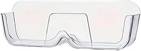 Microcase Sert ABS Plastik Duvar ve Düz Alana Yapışkanlı Gözlük Kabı Gözlük Tutucu 1 Adet - GRİ AL4986